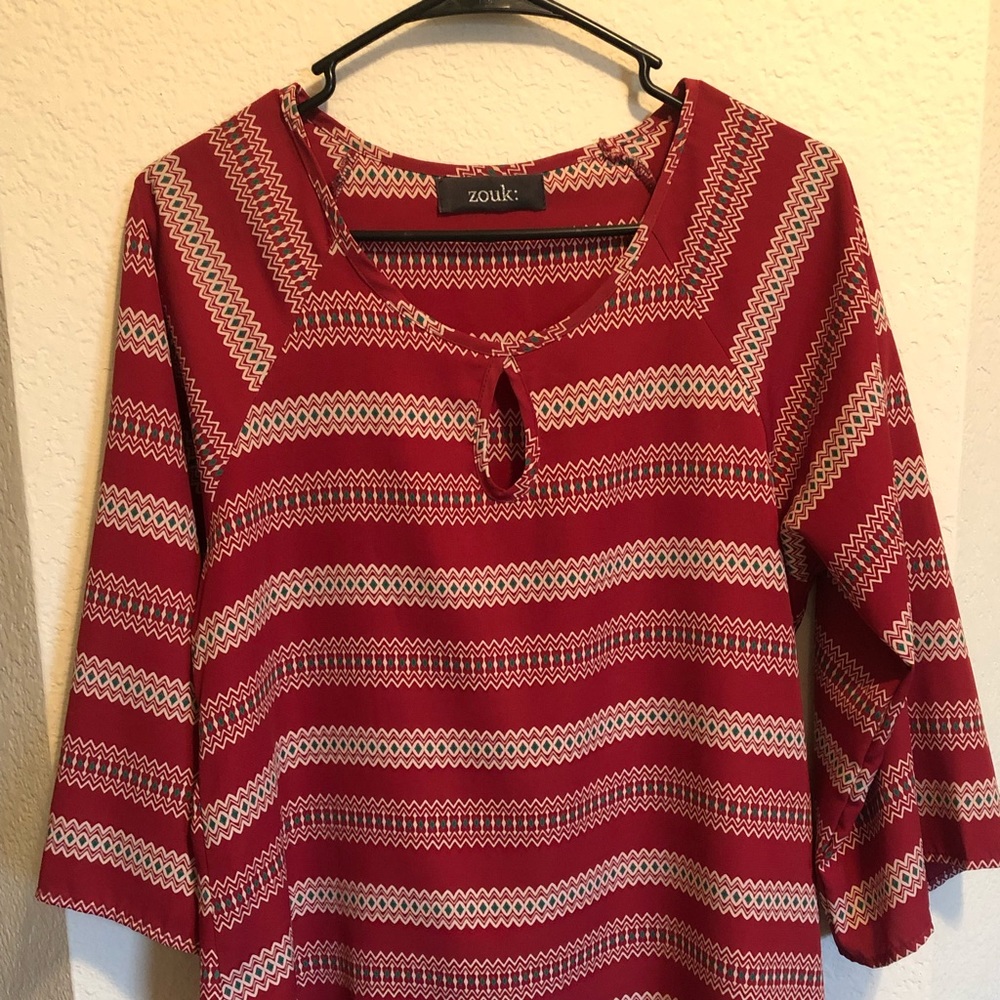 Francesca’s “Zouk” Blouse - women’s L